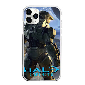 Чехол для iPhone 11 Pro Max матовый с принтом Halo Infinite в Белгороде, Силикон |  | game | games | halo | infinite | microsoft | xbox