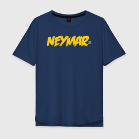 Мужская футболка хлопок Oversize с принтом Neymar Jr logo в Белгороде, 100% хлопок | свободный крой, круглый ворот, “спинка” длиннее передней части | Тематика изображения на принте: brazil | champions | fifa | junior | neymar | neymar jr | paris saint germain | psg | uefa | бразилия | джуниор | младший | наймар | неймар | пари сен жермен | петух | псж | сборная бразилии | уефа | фифа | футбик | футбол 