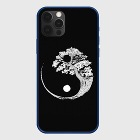 Чехол для iPhone 12 Pro с принтом Yin and Yang. Bonsai Tree в Белгороде, силикон | область печати: задняя сторона чехла, без боковых панелей | Тематика изображения на принте: black | bonsai | buddhism | dualism | esotericism | evil | good | japan | negative | philosophy | positive | tree | white | yang | yin | zen | белое | бонсай | буддизм | дерево | дзен | добро | древо | дуализм | зло | инь | негатив | позитив | философия |