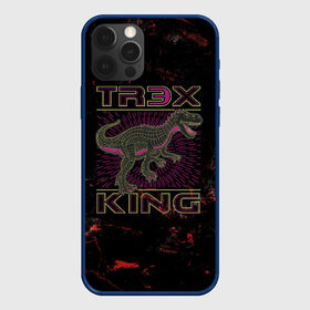 Чехол для iPhone 12 Pro с принтом T-rex KING в Белгороде, силикон | область печати: задняя сторона чехла, без боковых панелей | dino | rex | roar | t rex | дино | динозавр | динозавры