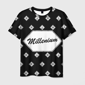 Мужская футболка 3D с принтом Millenium в Белгороде, 100% полиэфир | прямой крой, круглый вырез горловины, длина до линии бедер | boat | sailor | sea | капитан | лодка | морская | моряк | штурвал | якорь | яхта