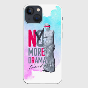 Чехол для iPhone 13 mini с принтом No more Drama Статуя Свободы в Белгороде,  |  | freedom | драма | свобода | статуя | статуя свободы
