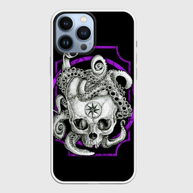 Чехол для iPhone 13 Pro Max с принтом Череп и Осьминог в Белгороде,  |  | beast | head | kraken | neon | octopus | skulls | star | букет | голова | животные | звезда | зверь | зубы | кости | кракен | краска | мозги | неоновый | октопус | осьминог | полосы | скелет | текстура | точки | узор | хо | цветы