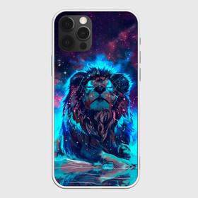 Чехол для iPhone 12 Pro Max с принтом СИЯЮЩИЙ ЛЕВ в Белгороде, Силикон |  | beast | cosmos | king | lion | neon | night | sky | stars | звезды | зодиак | космос | лев | небо | ночь | прайд | хищник | царь