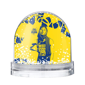 Игрушка Снежный шар с принтом OG Buda в Белгороде, Пластик | Изображение внутри шара печатается на глянцевой фотобумаге с двух сторон | og buda | rap | буда | григорий ляхов | музыка | ог буда | певец | русский рэп | рэп | рэпер