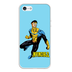 Чехол для iPhone 5/5S матовый с принтом Invincible Неуязвимый в Белгороде, Силикон | Область печати: задняя сторона чехла, без боковых панелей | boy | cartoon | damien darkblood | hero | invincible | superhero | герой | марк грейсон | мультик | мультсериал | непобедимый | неуязвимый | персонаж | супергерой