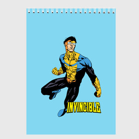 Скетчбук с принтом Invincible Неуязвимый в Белгороде, 100% бумага
 | 48 листов, плотность листов — 100 г/м2, плотность картонной обложки — 250 г/м2. Листы скреплены сверху удобной пружинной спиралью | boy | cartoon | damien darkblood | hero | invincible | superhero | герой | марк грейсон | мультик | мультсериал | непобедимый | неуязвимый | персонаж | супергерой