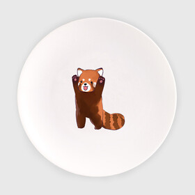 Тарелка с принтом Нападение милой панды в Белгороде, фарфор | диаметр - 210 мм
диаметр для нанесения принта - 120 мм | арт | красная панда | красный медвежонок | медведь | медвежонок | панда | рисунок | рыжая панда