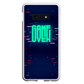 Чехол для Samsung S10E с принтом Game Over в Белгороде, Силикон | Область печати: задняя сторона чехла, без боковых панелей | Тематика изображения на принте: darknet | ddos | game | hack | hacker | hax | neon | over | watch dogs | атака | взлом | код | кто я | неон | программист | хакер | хакинг