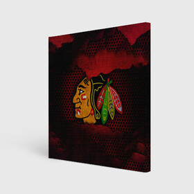 Холст квадратный с принтом CHICAGO NHL в Белгороде, 100% ПВХ |  | blackhawks | chicago | iron | logo | nhl | red | sport | usa | блэкхоукс | железо | логотип | нхл | сетка | спорт | сша | хоккей | чикаго