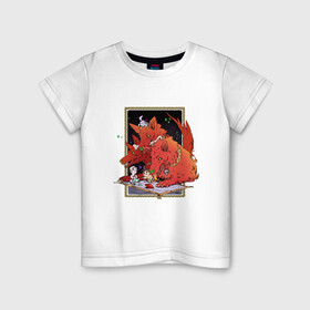 Детская футболка хлопок с принтом Маленький Загрей в Белгороде, 100% хлопок | круглый вырез горловины, полуприлегающий силуэт, длина до линии бедер | games | hades | steam | supergiant games | vavle