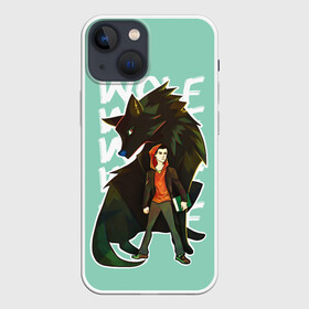 Чехол для iPhone 13 mini с принтом Wolf в Белгороде,  |  | alpha | beta | derek | derek hale | omega | scott | scott mccall | serial | stiles | stiles stilinski | teen wolf | wolf | бета | волк | волки | волчонок | дерек | дерек хейл | оборотень | оборотни | ольфа | омега | сериал | скотт | скотт макколл | стайлз