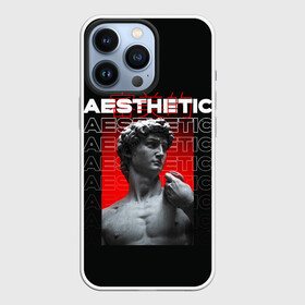 Чехол для iPhone 13 Pro с принтом ЭСТЕТИЧЕСКИЙ   AESTHETIC в Белгороде,  |  | aesthetic | devid statue | градиент | давид | китайские иероглифы | статуя | эстетика. | эстетический