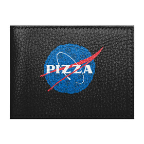 Обложка для студенческого билета с принтом NASA Pizza в Белгороде, натуральная кожа | Размер: 11*8 см; Печать на всей внешней стороне | mars | moon | nasa | астероид | астронавт | астрономия | вселенная | гагарин | галактика | земля | илон | комета | космонавт | космос | луна | марс | маск | наса | небо | нло | пицца | планета | пришелец | ракета