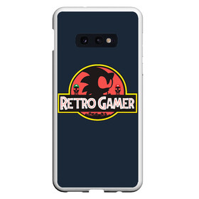 Чехол для Samsung S10E с принтом Retro Gamer в Белгороде, Силикон | Область печати: задняя сторона чехла, без боковых панелей | mario | sonic | доктор эггман | ёж | ёж шедоу | ехидна наклз | майлз прауэр | марио | соник | тейлз | эми роуз