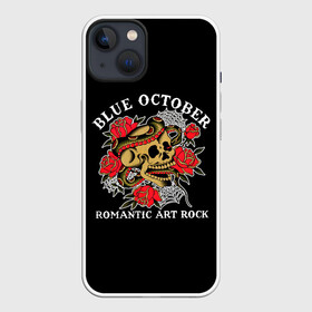 Чехол для iPhone 13 с принтом Blue October в Белгороде,  |  | alternative | art | blue october | indie | justin furstenfeld | rock | romantic | texas | печальный октябрь | рок | романтика