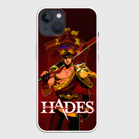 Чехол для iPhone 13 с принтом Zagreus Hades в Белгороде,  |  | hades | roguelike | zagreus | бесконечные круги ада | загрей | компьютерная игра | мифология | сын аида