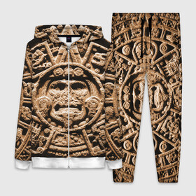 Женский костюм 3D с принтом Ацтекский Календарь в Белгороде,  |  | aztec | calendar | ацтеки | календарь | майя