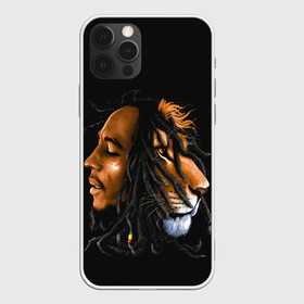 Чехол для iPhone 12 Pro Max с принтом БОБ МАРЛИ в Белгороде, Силикон |  | bob | face | jamaica | lion | marley | reggae | боб | дреды | лев | лицо | марли | музыка | портрет | регги | ямайка
