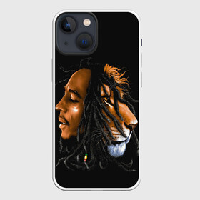 Чехол для iPhone 13 mini с принтом БОБ МАРЛИ в Белгороде,  |  | bob | face | jamaica | lion | marley | reggae | боб | дреды | лев | лицо | марли | музыка | портрет | регги | ямайка