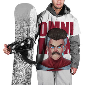 Накидка на куртку 3D с принтом Омни Мен в Белгороде, 100% полиэстер |  | allen | invincible | omni man | omniman | superhero | алиен | аллен | инвинсибл | неуязвимый | омнимэн | супергерои