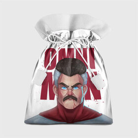 Подарочный 3D мешок с принтом Омни Мен в Белгороде, 100% полиэстер | Размер: 29*39 см | allen | invincible | omni man | omniman | superhero | алиен | аллен | инвинсибл | неуязвимый | омнимэн | супергерои
