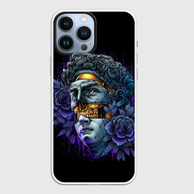 Чехол для iPhone 13 Pro Max с принтом David Skull в Белгороде,  |  | adam | david | italia | michelangelo | neon | roses | skull | античность | архитектор | век | давид | древность | италия | итальянский | картина | микеланджело | мыслитель | неон | поэт | роза | скульптор | скульптура | статуя