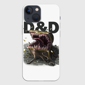 Чехол для iPhone 13 mini с принтом DD | Мимик сундук | ДнД в Белгороде,  |  | Тематика изображения на принте: dd | dungeons and dragons | днд | мимик | подземелья и драконы | сундук