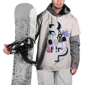 Накидка на куртку 3D с принтом BP Style в Белгороде, 100% полиэстер |  | black pink | blackpink | pop | блэк пинк | ким дженни | ким джи су | корейцы | лалиса манобан | музыка | поп | попса | розэ
