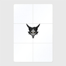 Магнитный плакат 2Х3 с принтом Фурришка в Белгороде, Полимерный материал с магнитным слоем | 6 деталей размером 9*9 см | furry | вол | волк | голова | демон | демон волк | лис | фури | фурри | фурришка | череп