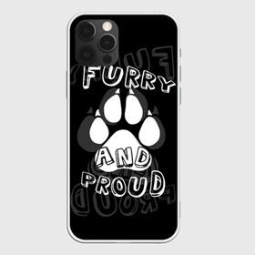 Чехол для iPhone 12 Pro Max с принтом Furry proud в Белгороде, Силикон |  | furry | антропоморфные животные | лапа | логотип | отпечаток | пушистый гордый | фурри | эмблема