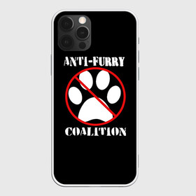 Чехол для iPhone 12 Pro Max с принтом Anti-Furry coalition в Белгороде, Силикон |  | anti furry | coalition | furry | антифурри | антропоморфные животные | запрет | зверь | знак | коалиция | фурри | человек животные