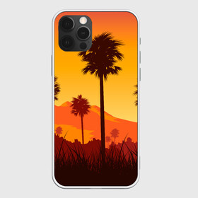 Чехол для iPhone 12 Pro Max с принтом Лето, Пальмы, вечер в Белгороде, Силикон |  | palm | summer | tropical | вечер | гора | жара | летние | лето | пальмы | тропики | тропический