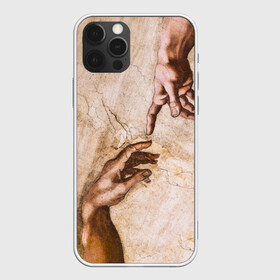 Чехол для iPhone 12 Pro Max с принтом Микеланджело сотворение Адама в Белгороде, Силикон |  | адам | бог | картина | картина микеланджело | микеланджело | микелянджело | рука адама | рука бога | скульптор | скульптор микеланджело | сотворение адама