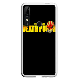 Чехол для Honor P Smart Z с принтом FFDP | Five Finger Death Punch в Белгороде, Силикон | Область печати: задняя сторона чехла, без боковых панелей | 5fdp | america | death | ffdp | finger | five | hard | metal | music | punch | rock | skull | states | united | usa | америка | метал | музыка | рок | сша | хард | череп