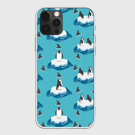 Чехол для iPhone 12 Pro Max с принтом Пингвины в Белгороде, Силикон |  | море | морские | океан | пингвин | пингвинчик | пингвины | плавники акул