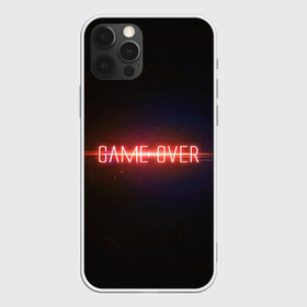 Чехол для iPhone 12 Pro Max с принтом Game Over в Белгороде, Силикон |  | Тематика изображения на принте: game | game over | games | neon | orers | over | press | press start | starts | игра | игра окончена | конец | надписи | надпись | нажмите старт | неон | окончено | старт