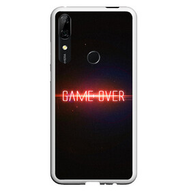 Чехол для Honor P Smart Z с принтом Game Over в Белгороде, Силикон | Область печати: задняя сторона чехла, без боковых панелей | game | game over | games | neon | orers | over | press | press start | starts | игра | игра окончена | конец | надписи | надпись | нажмите старт | неон | окончено | старт