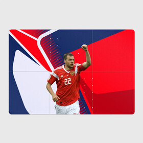 Магнитный плакат 3Х2 с принтом Дзюба в Белгороде, Полимерный материал с магнитным слоем | 6 деталей размером 9*9 см | 22 | артем дзюба | дзюба | зенит | игра | мяч | нападающий | россия | сборная | футбол | футболист