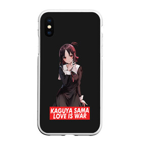 Чехол для iPhone XS Max матовый с принтом Kaguya-sama: Love Is War в Белгороде, Силикон | Область печати: задняя сторона чехла, без боковых панелей | ahegao | anime | chika | fujiwara | girl | girls | is | kaguya | love | sama | senpai | waifu | war | аниме | ахегао | в | вайфу | войне | госпожа | девушка | кагуя | как | любви | манга | на | семпай | сенпай | тян | тяночка | чика