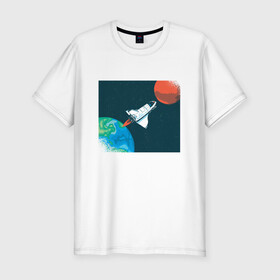 Мужская футболка хлопок Slim с принтом Маск SpaceX миссия на марс в Белгороде, 92% хлопок, 8% лайкра | приталенный силуэт, круглый вырез ворота, длина до линии бедра, короткий рукав | earth | elon musk | mars | nasa | red planet | roscosmos | space | space shuttle | star | stars | астронавт | илон маск | класная планета | космический пейзаж | космонавт | летит на марс | наса | планета земля | роскосмос | спейс экс | спейс