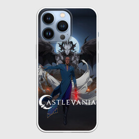 Чехол для iPhone 13 Pro с принтом Castlevania Исаак в Белгороде,  |  | Тематика изображения на принте: alucard | anime | blood | castlevania | death | demon | dracula | evil | isaac | monster | netflix | sypha belnades | trevor belmont | vampire | vlad tepes | алукард | аниме | вампир | влад цепеш | демон | дракула | зло | каслвания | кровь | монстр | нетф