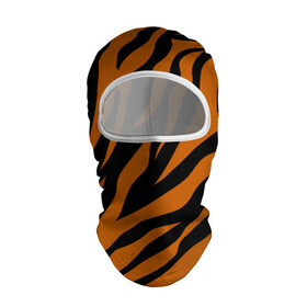 Балаклава 3D с принтом Тигровый Камуфляж в Белгороде, 100% полиэстер, ткань с особыми свойствами — Activecool | плотность 150–180 г/м2; хорошо тянется, но при этом сохраняет форму. Закрывает шею, вокруг отверстия для глаз кайма. Единый размер | Тематика изображения на принте: camo | tiger | камуфляж | полосы | тигр