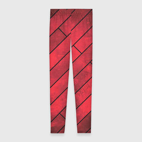 Леггинсы 3D с принтом Red Boards Texture в Белгороде, 80% полиэстер, 20% эластан | Эластичный пояс, зауженные к низу, низкая посадка | attrition | boards | comic | dark | gloss | iron | light | metal | red | slabs | texture | wood | абстракция | глянец | дерево | доски | железо | картина | комикс | красный | линии | металл | паттерн | плиты | полосы | потертость | светлый