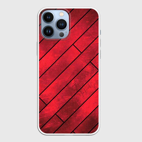 Чехол для iPhone 13 Pro Max с принтом Red Boards Texture в Белгороде,  |  | attrition | boards | comic | dark | gloss | iron | light | metal | red | slabs | texture | wood | абстракция | глянец | дерево | доски | железо | картина | комикс | красный | линии | металл | паттерн | плиты | полосы | потертость | светлый