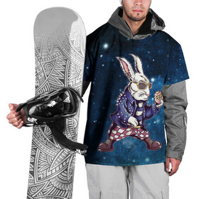 Накидка на куртку 3D с принтом Пасхальный кроль в Белгороде, 100% полиэстер |  | Тематика изображения на принте: арт | графика | животные | заяц | звери | кролик | пасха | рокер | яйцо
