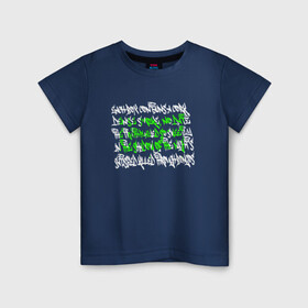 Детская футболка хлопок с принтом Без даты Underground в Белгороде, 100% хлопок | круглый вырез горловины, полуприлегающий силуэт, длина до линии бедер | casual | ellesse | stone island | tnf | undate | underground | без даты | уннв