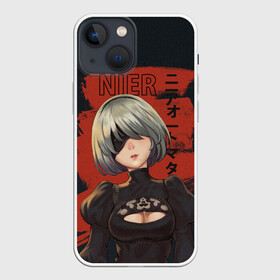 Чехол для iPhone 13 mini с принтом nier в Белгороде,  |  | 2b | ahegao | anime | girl | nier automata | replicant | waifu | аниме | ахегао | нир автомата | отаку | охегао | тян | тяночка