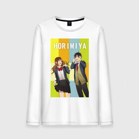 Мужской лонгслив хлопок с принтом horimiya в Белгороде, 100% хлопок |  | anime | horimiya | kawaii | manga | shoujo | shoujomanga | аниме | манга | хоримия