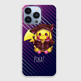 Чехол для iPhone 13 Pro с принтом Пикачу в костюме в Белгороде,  |  | anime | picachu | pikachu | аниме | милый | пика | пикачу | покебол | покемон